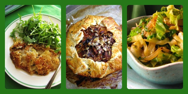 cabbage recipe collage